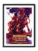 Barbarian Queen Retro Film Poster